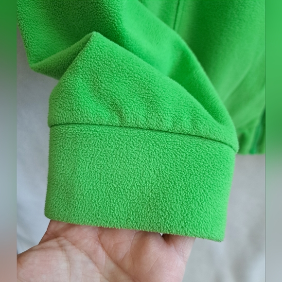 Women's Adidas Green Full Zipper Outdoor Jacket - Picture 3 of 10